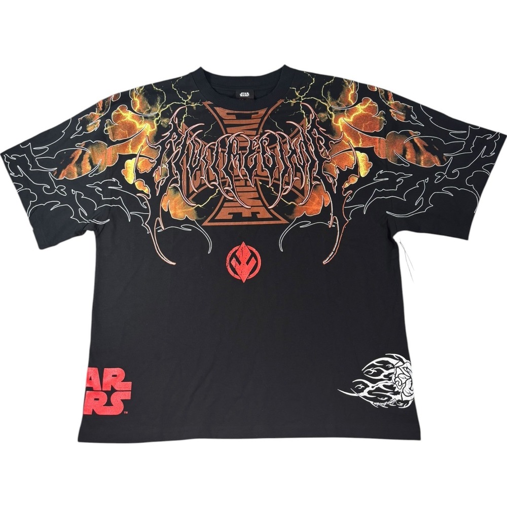 Civil Regime Darth Wyyrlok Darkside Star Wars Collab T Shirt Mens XL Black Print